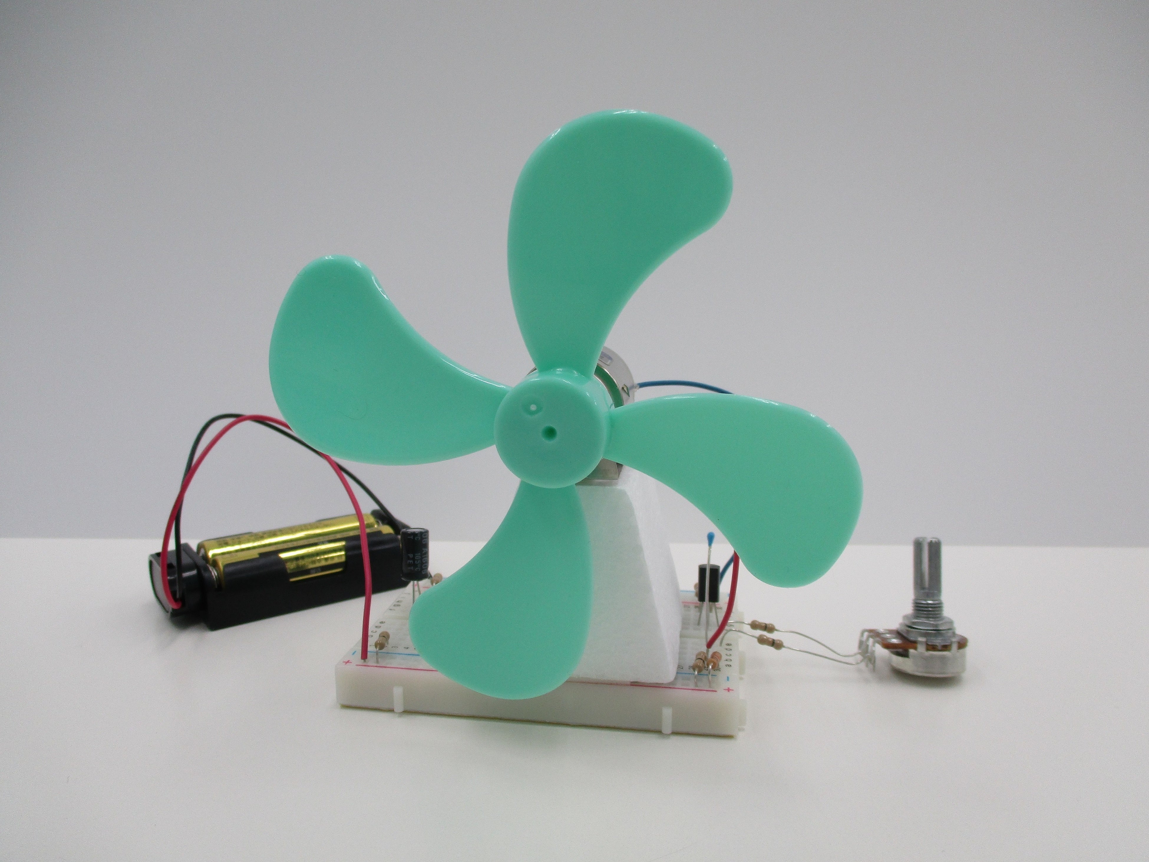 簡易扇風機を作ろう