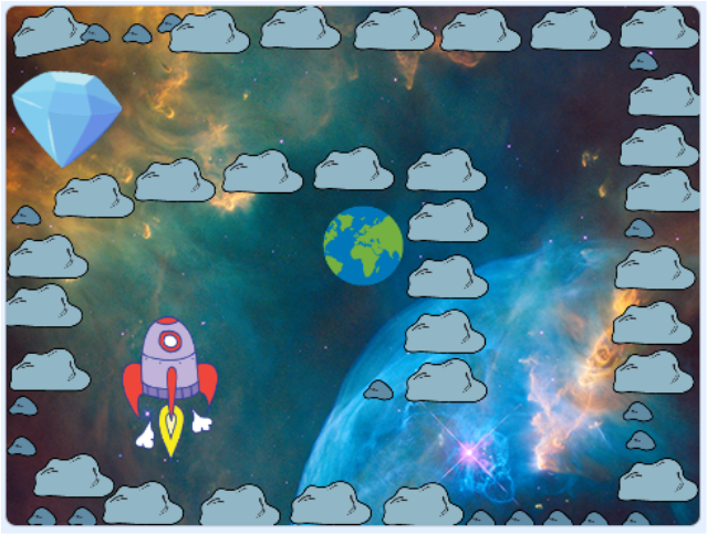 Scratchで宇宙大作戦