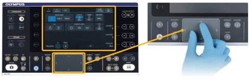 ▲キーボードのタッチパネル化（イメージ）