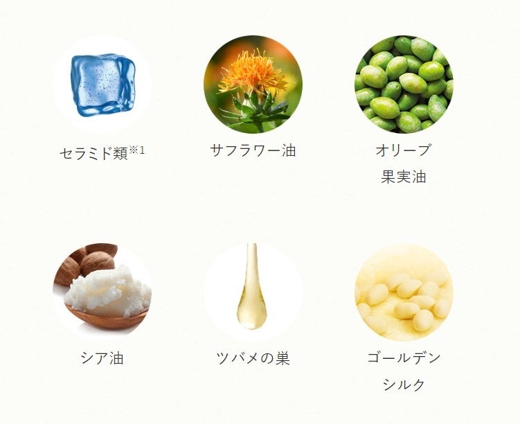 ※1 セラミドEOP・セラミドNG・セラミドNP・セラミドAP(保湿成分)
