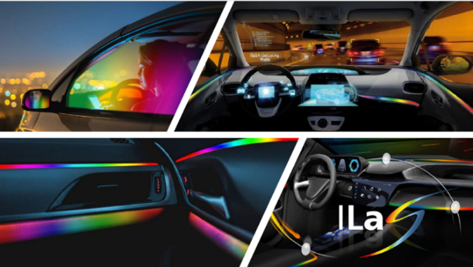 「ILaSトランシーバ」搭載後の車内空間(イメージ)