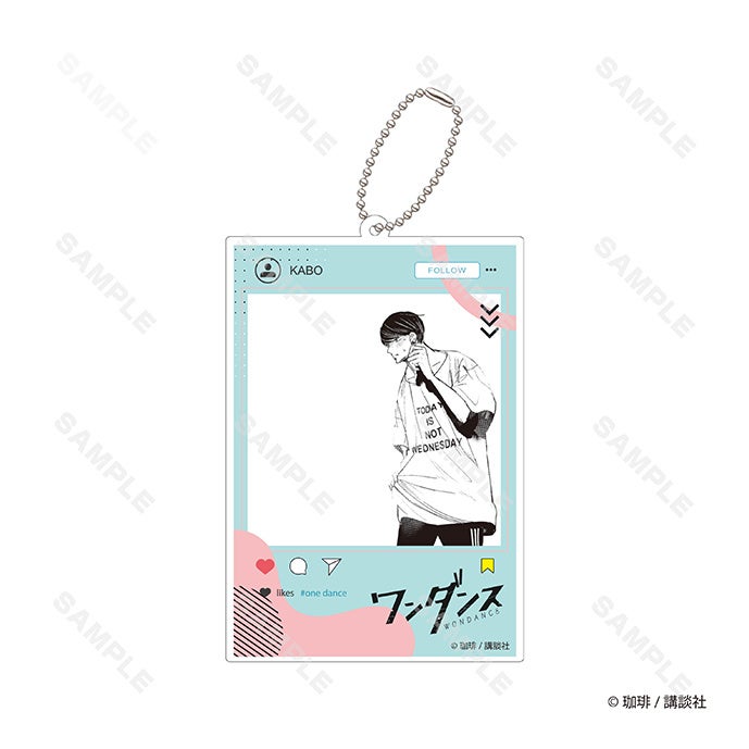 漫画「ワンダンス」より、名シーンの原作イラストを使用したTシャツ