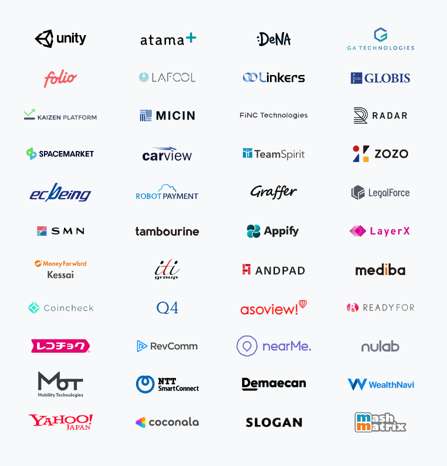 Autify導入企業様 順不同