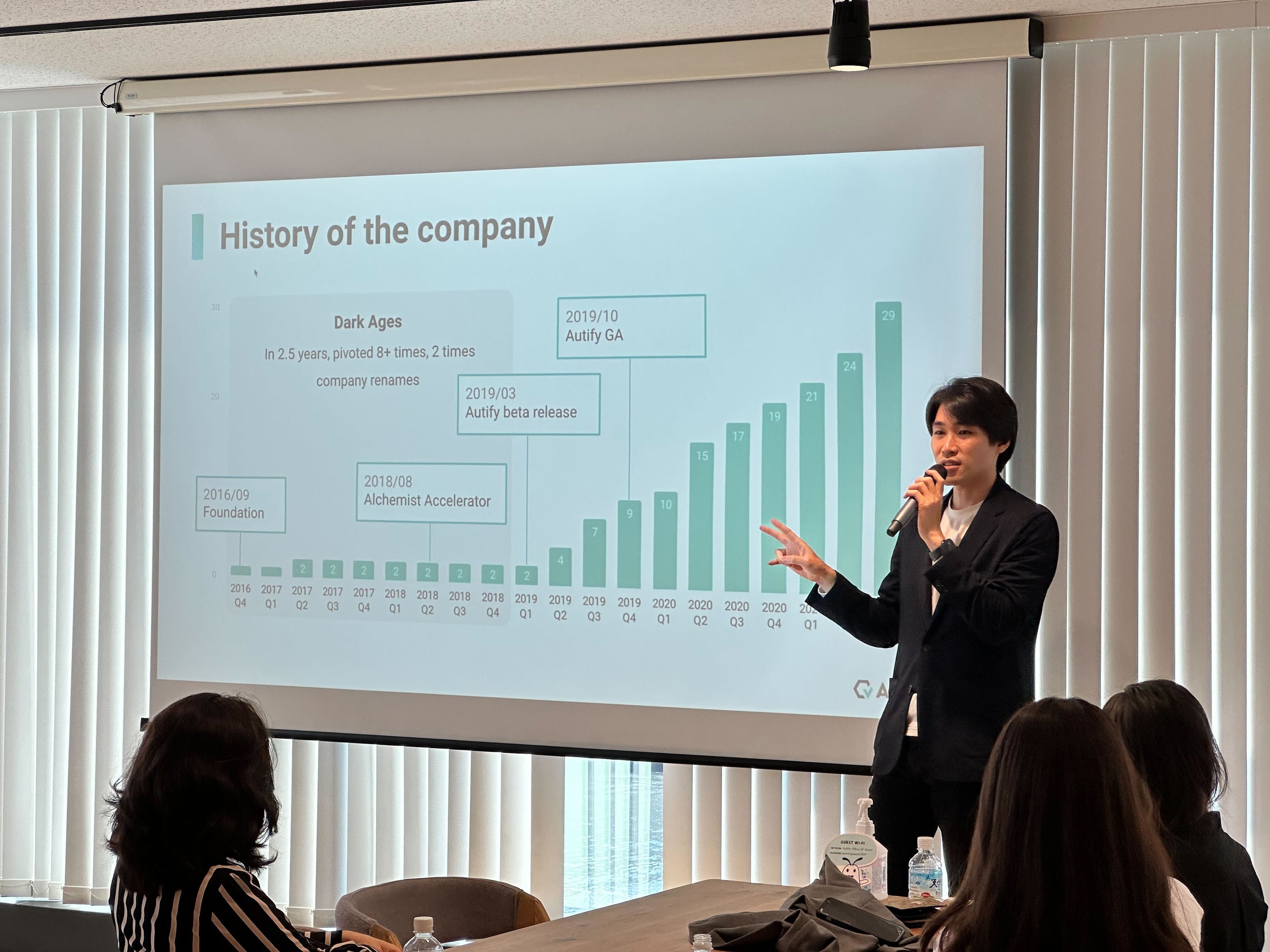 オーティファイの創業について語るCEOの近澤