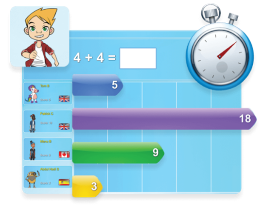 オンラインゲームで楽しく算数を学べる「Mathletics」