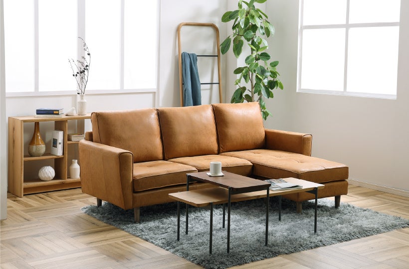 「RELAX FORM リラックスフォーム」座り心地やデザインにこだわったソファを展開。レザーテックスが特に好調