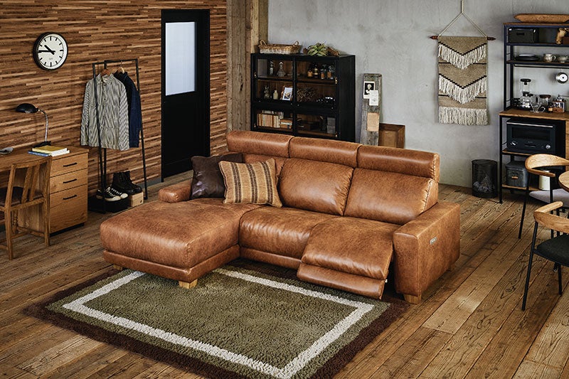 カウチソファ BR ブラウン 『 アトリエIII 』 カウチソファ BR ブラウン 『 アトリエIII 』 カウチソファ BR