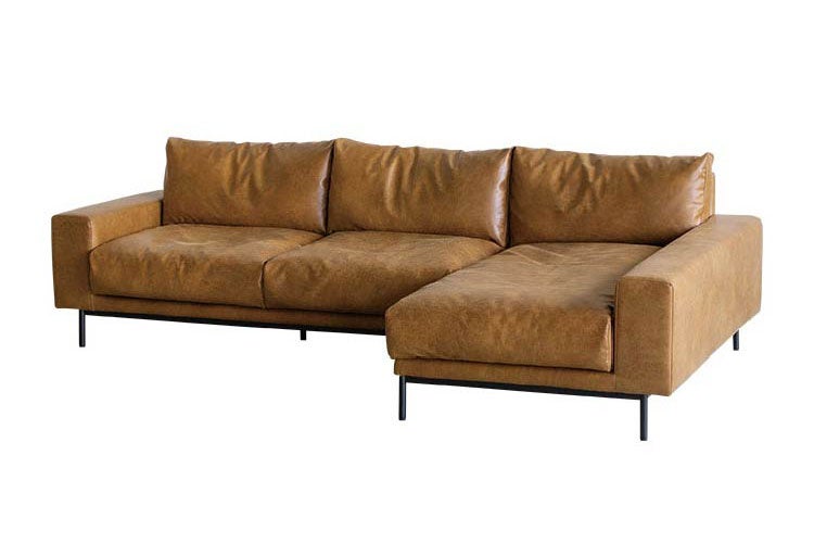 プルートソファ左カウチ SLT-13 オーカーブラウン