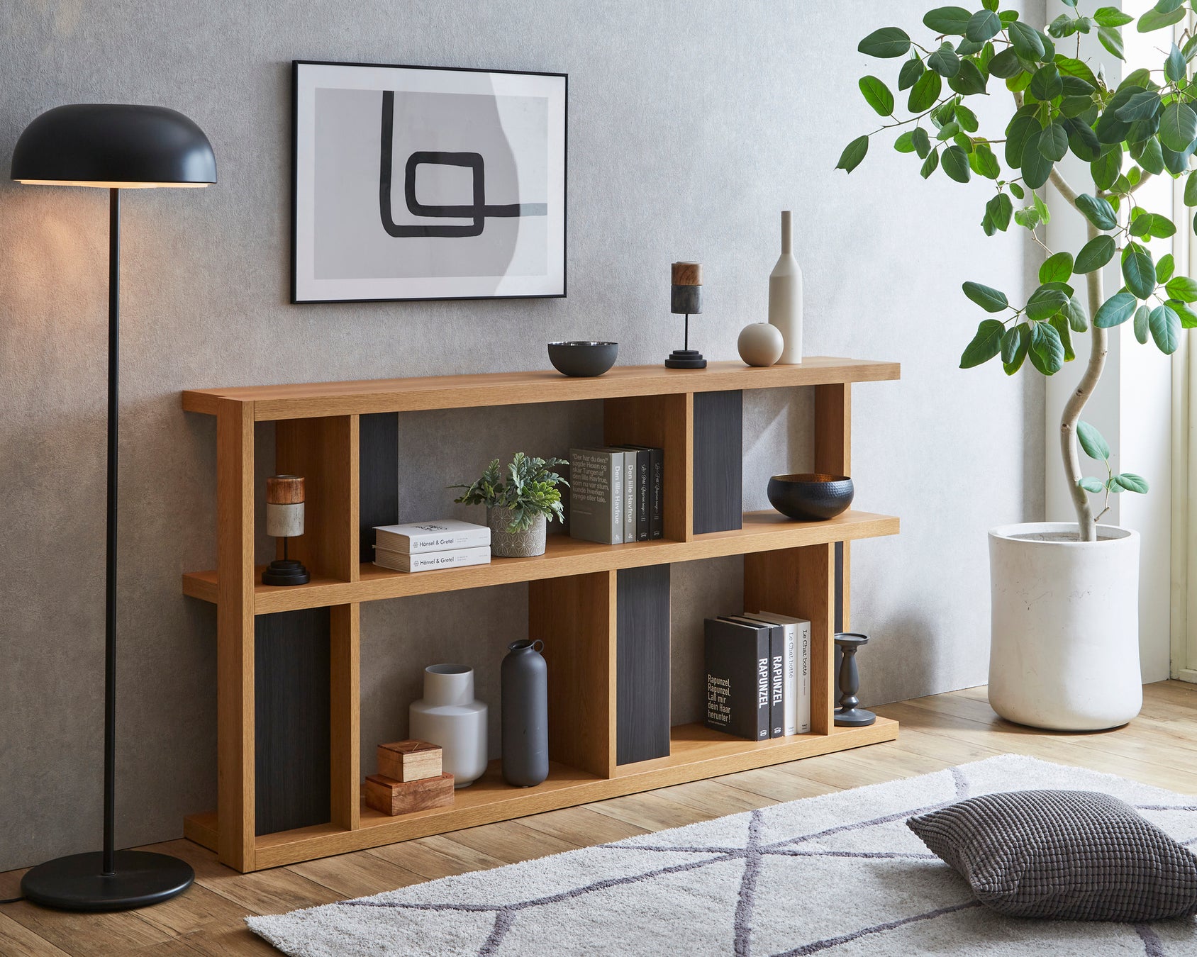 180シェルフ ローナ OAK Loタイプ