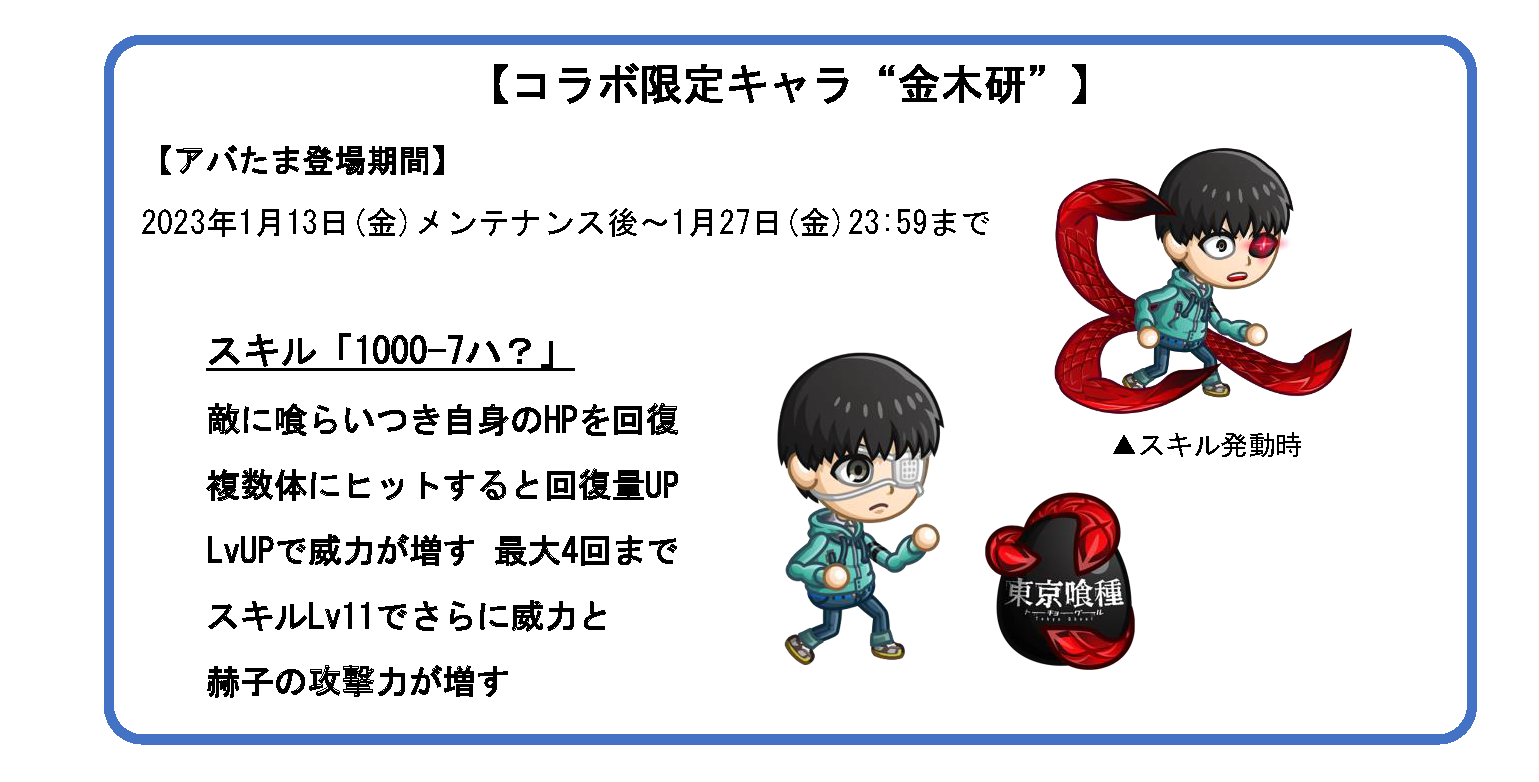 城とドラゴン Tvアニメ 東京喰種トーキョーグール 1月13日 金 より復刻コラボイベント開催 城ドラと喰種 が再び交錯する 株式会社アソビズムのプレスリリース