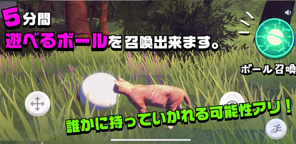 ボールを召喚できる