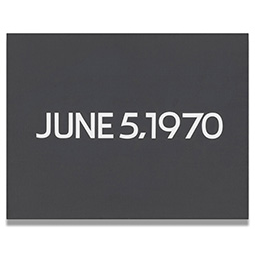 Lot. 056 河原 温 (KAWARA On) JUNE 5, 1970 Today Series No. 102 Estimate ¥ 30,000,000 –¥ 50,000,000