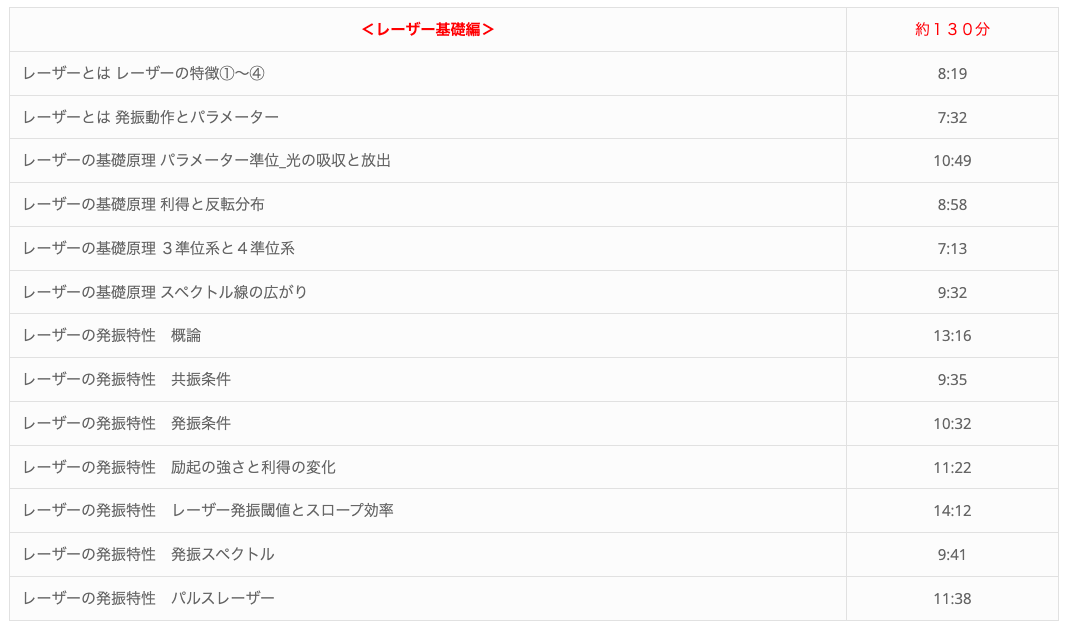 セミナースケジュール