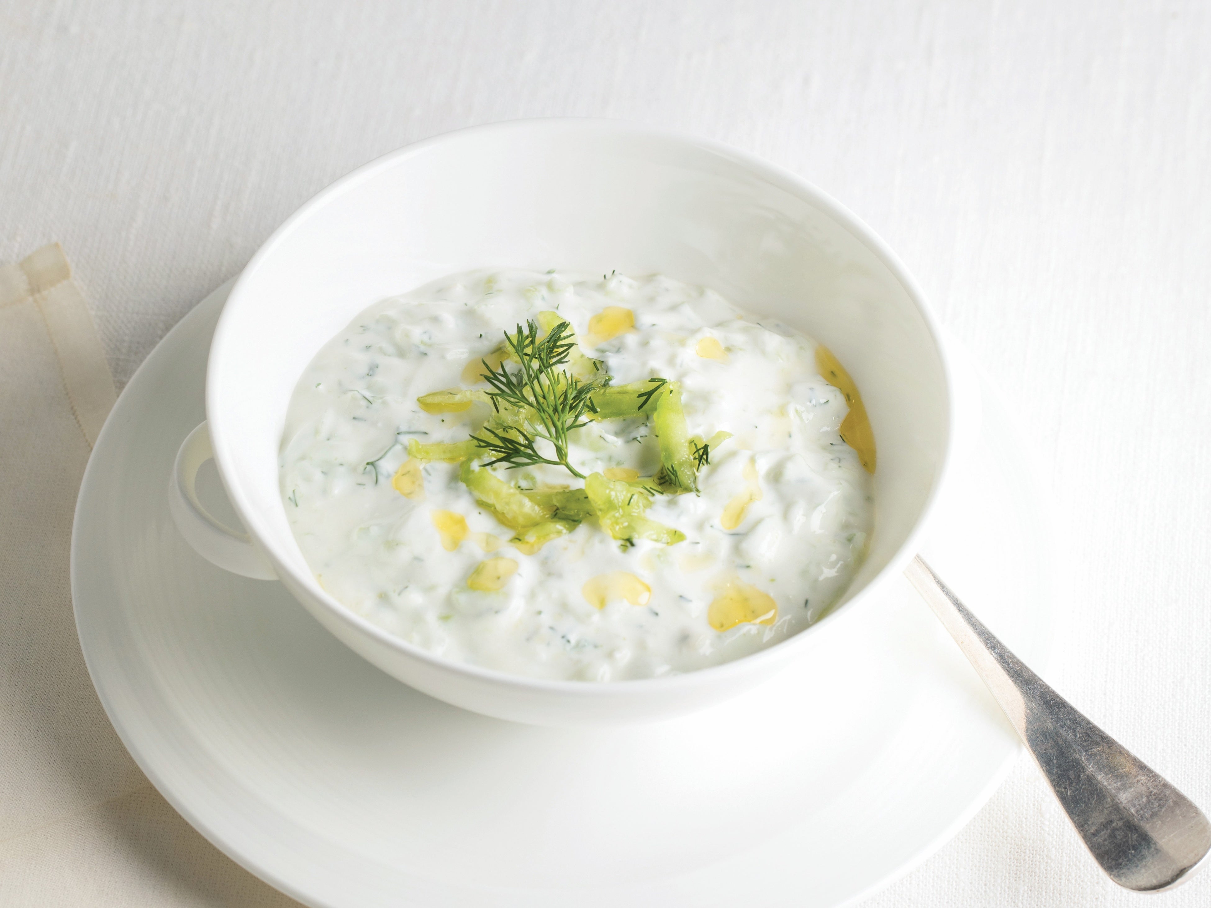 「きゅうりのヨーグルトスープ 」