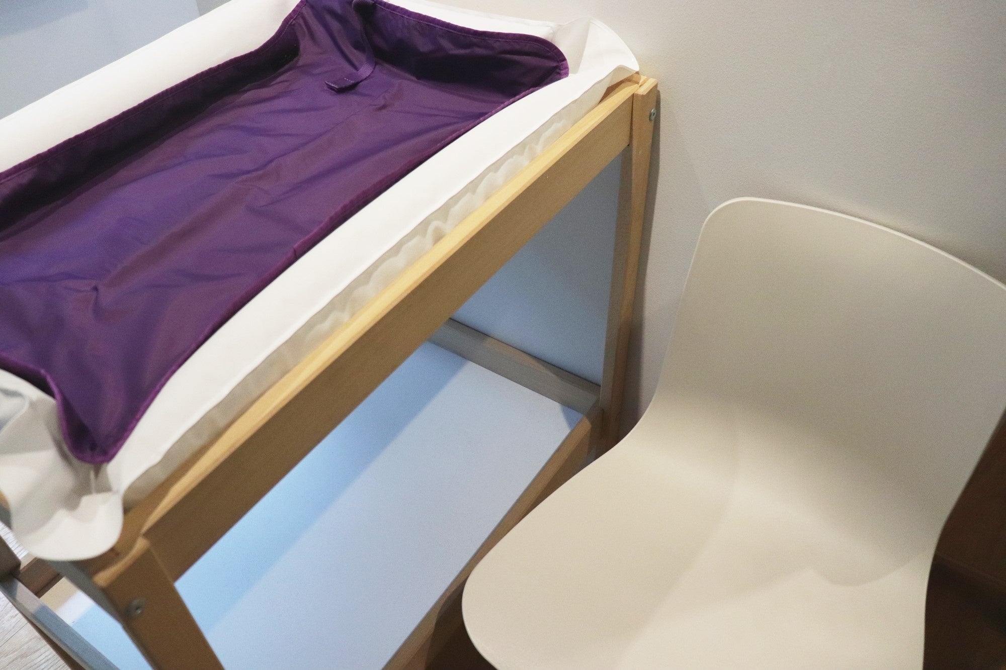 おむつ替えスペースを完備。小さなお子さま連れでも安心です