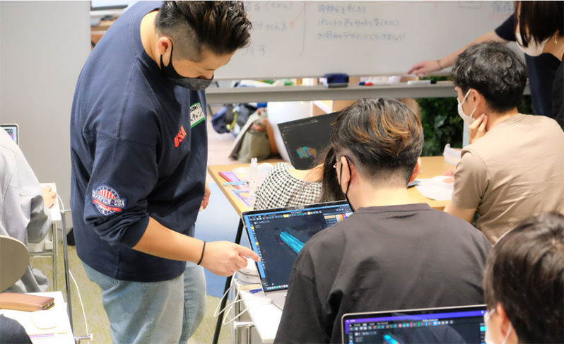 駆け出しクリエイターのためのメタバース講座Presented by The Sandboxの受講の様子