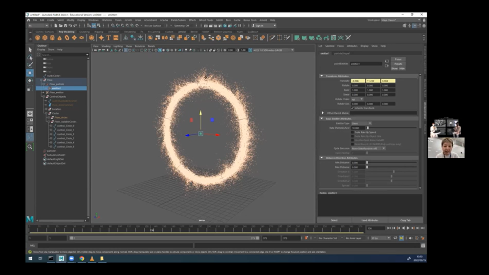 ▲演習授業の様子
