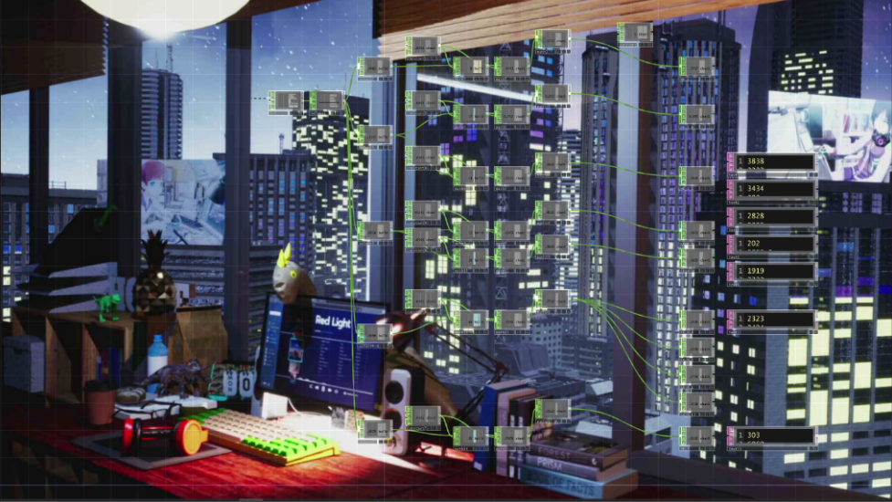 ＜TouchDesigner 設定画面＞