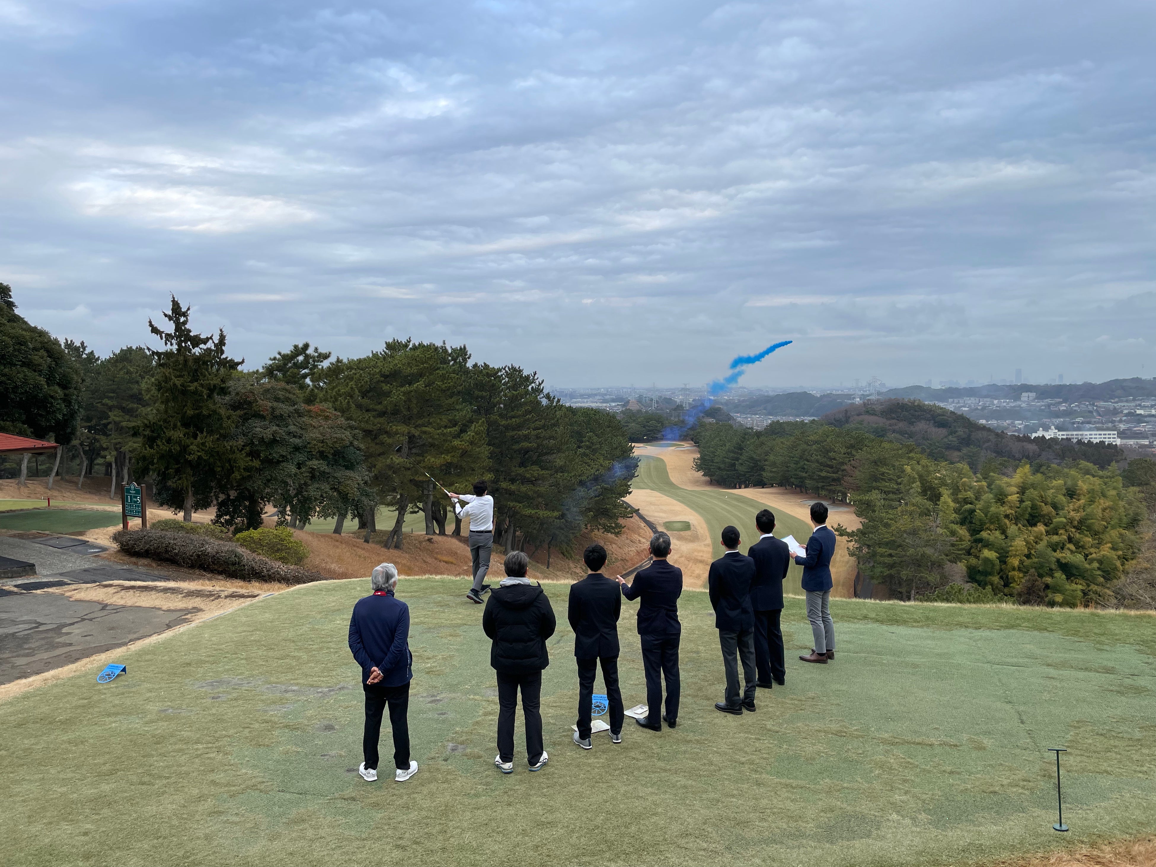 当日行われた始球式