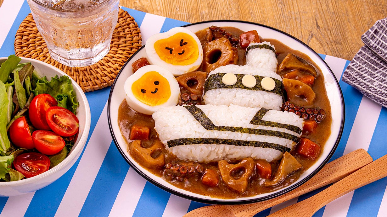 盛り付け例：特製！カレー盛り