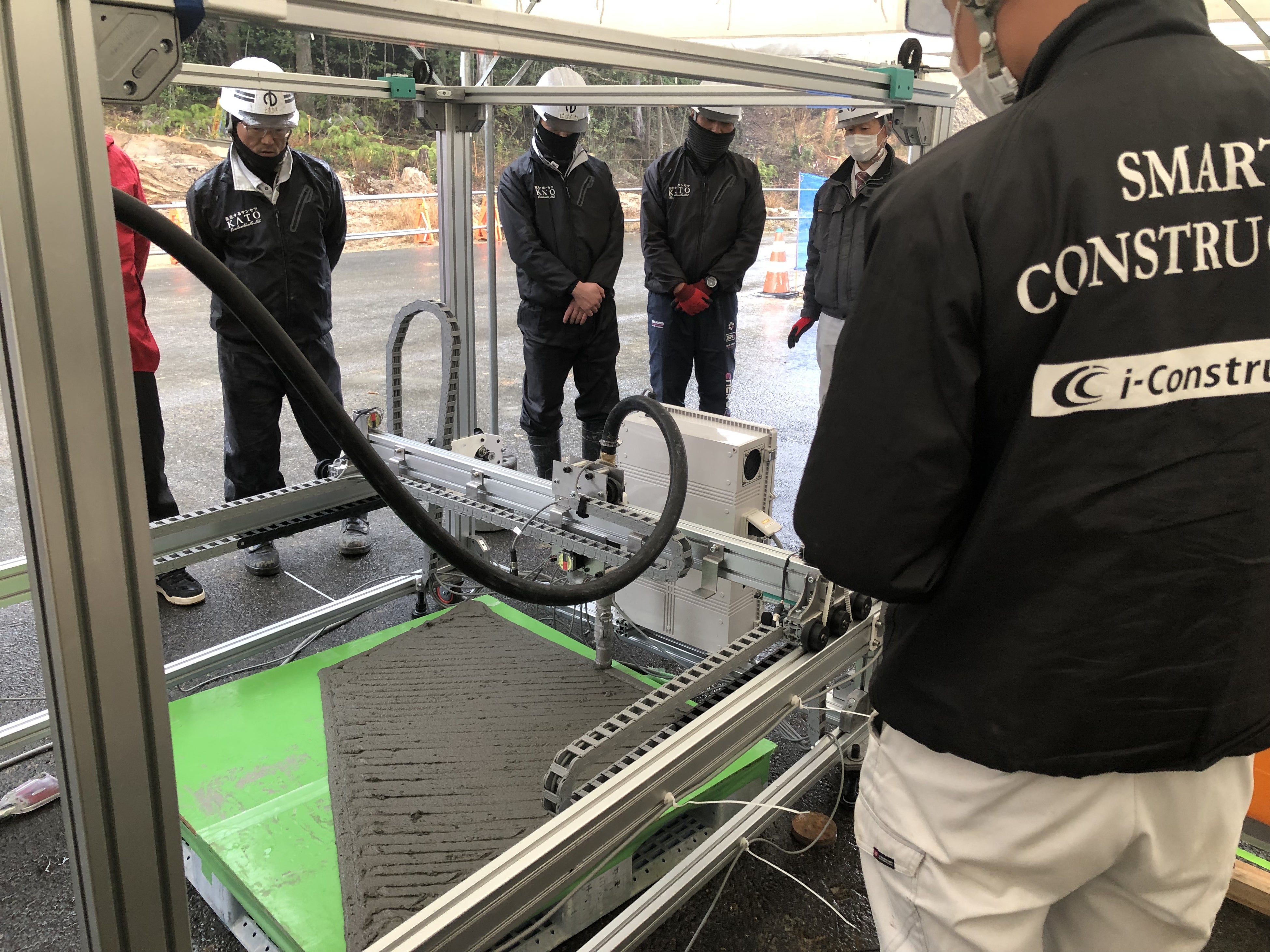 Polyuse製建設用3Dプリンタが、国土交通省PRISMにて排水土木構造物