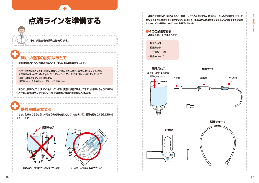 「輸液」のキホンサンプル