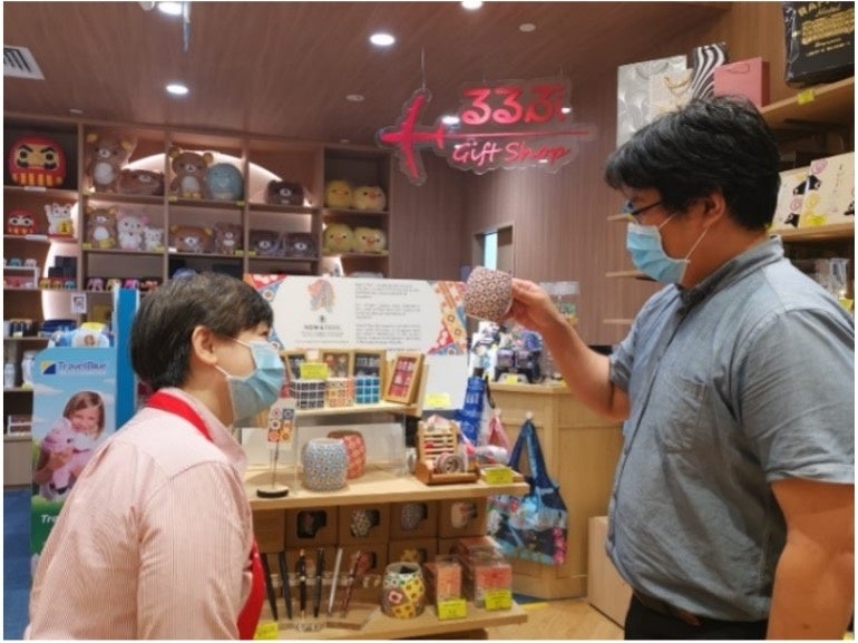 シンガポールにあるJTBトラベルサロン高島屋S.C店内の JTBるるぶギフトショップ（イメージ）