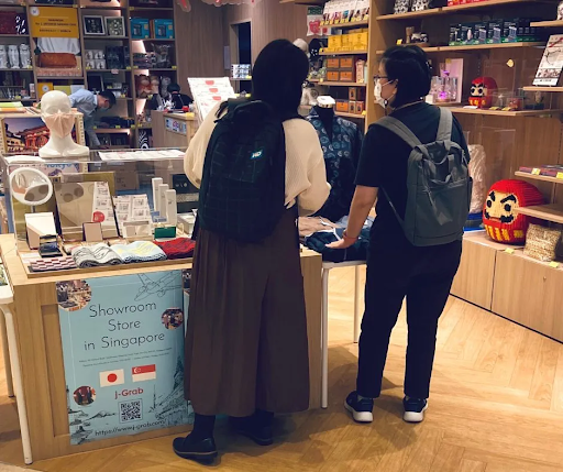 過去のショールームストア開催時の様子＠シンガポール高島屋S.C.店JTBるるぶギフトショップ