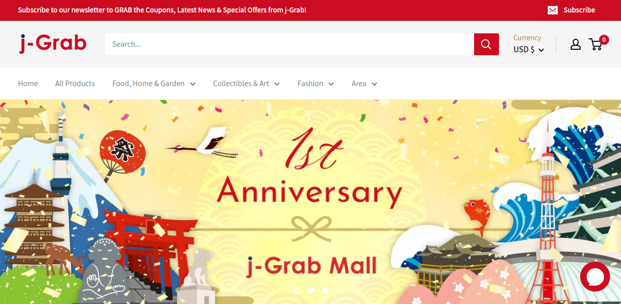 j-Grab Mall　1st Aniversary