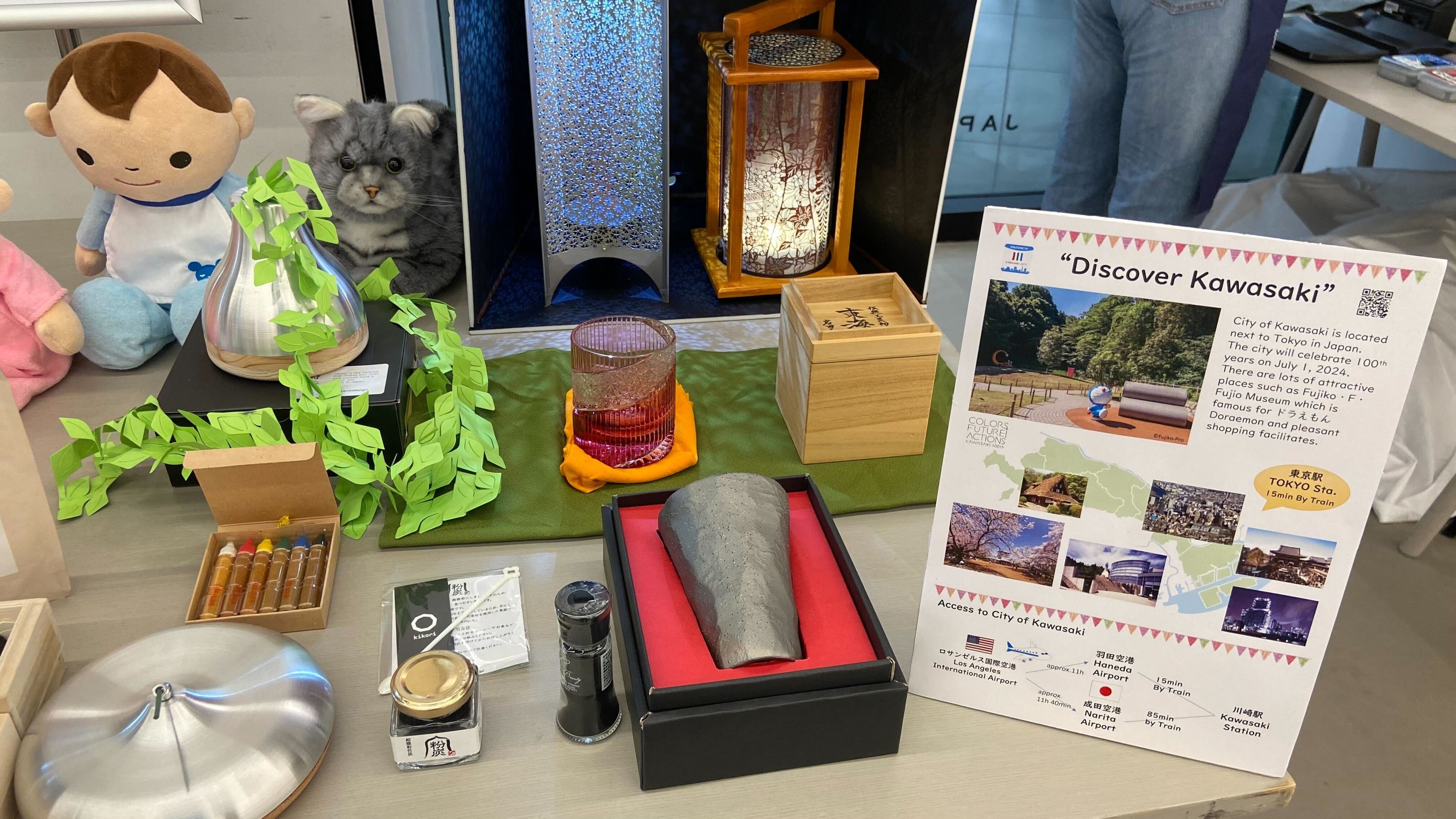 商品展示の様子　JAPAN HOUSE L.A（ジェイグラブスタッフ撮影）