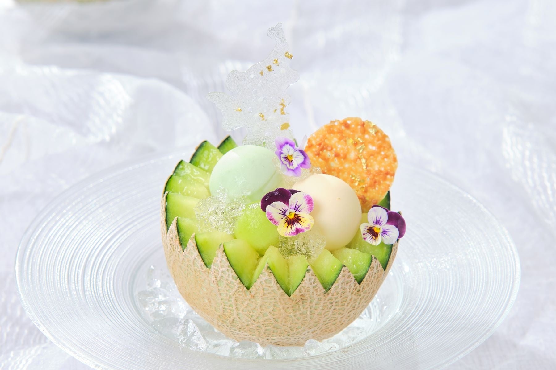 大人の贅沢メロンソーダ　スパークリングワイン1本付（オプション）