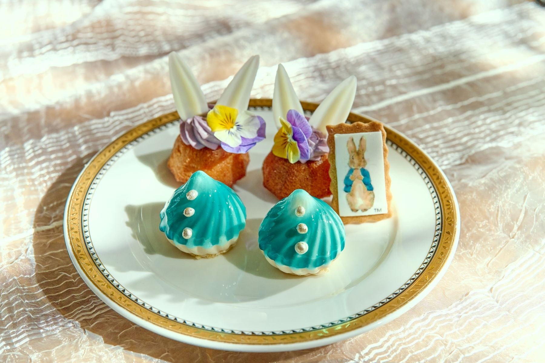 スイーツスタンド下段イメージ(2名分)