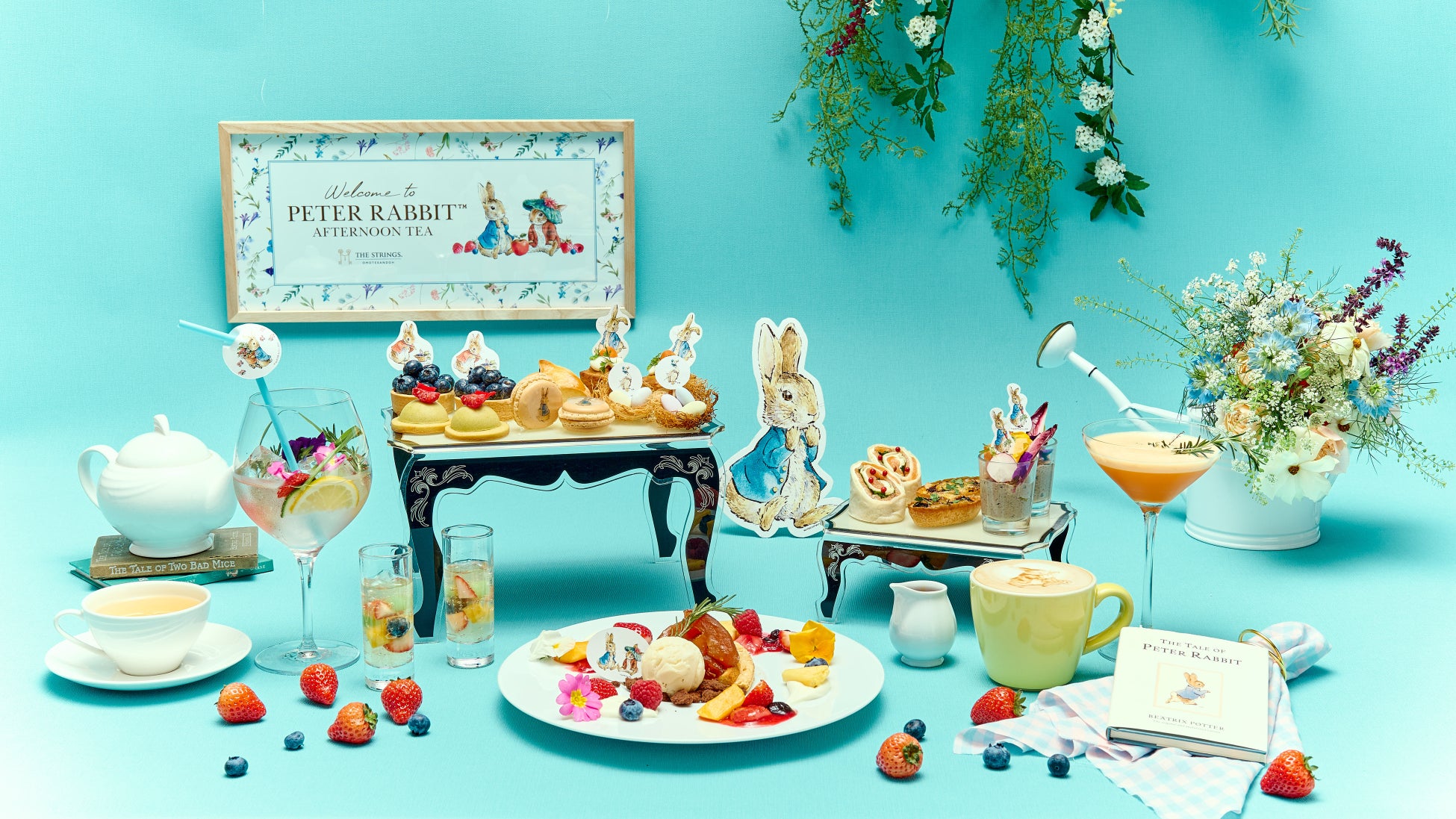 『ピーターラビット™ アフタヌーンティー ~in Flower Garden~』イメージ