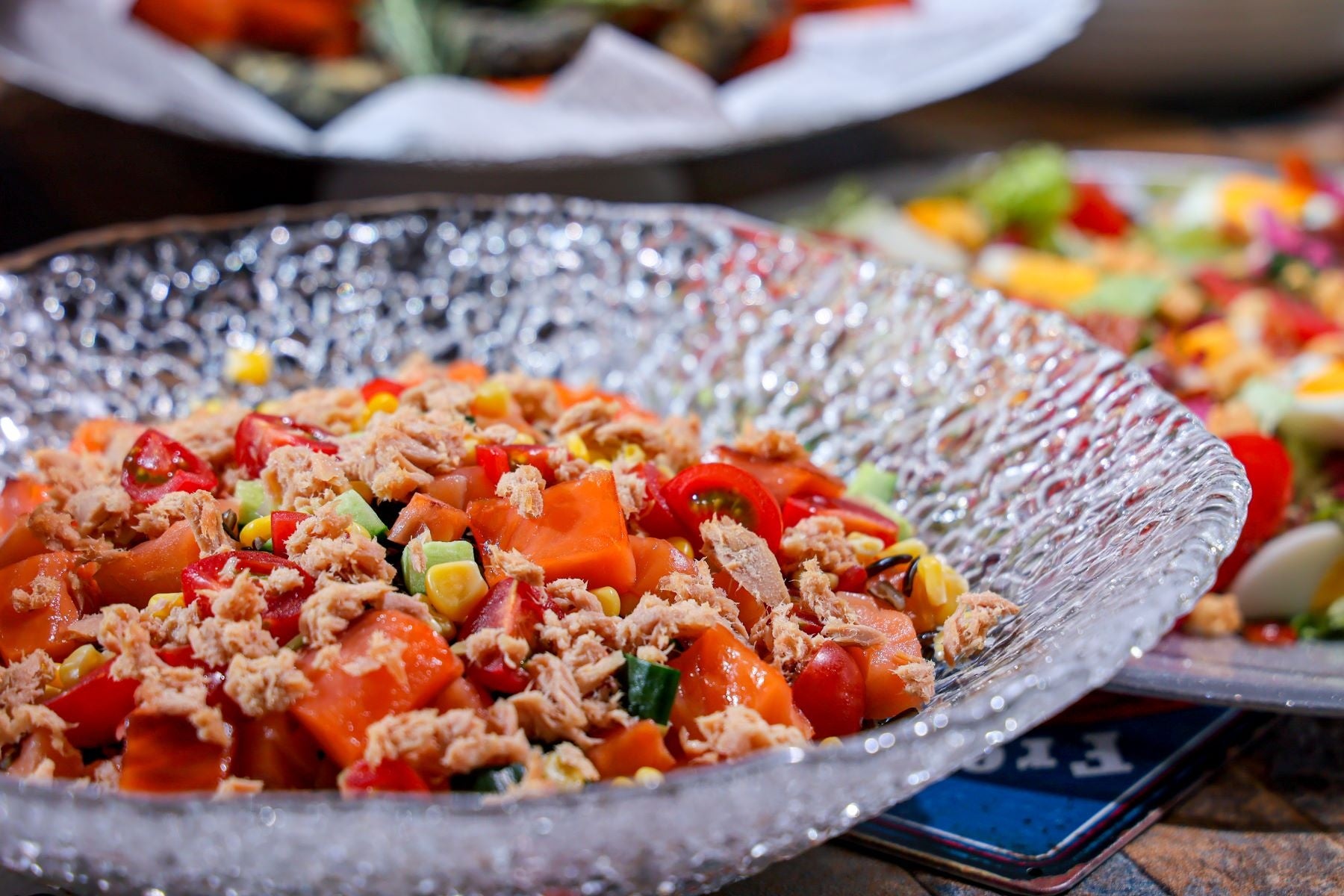 サーモンとワイルドライスのサラダ　イメージ