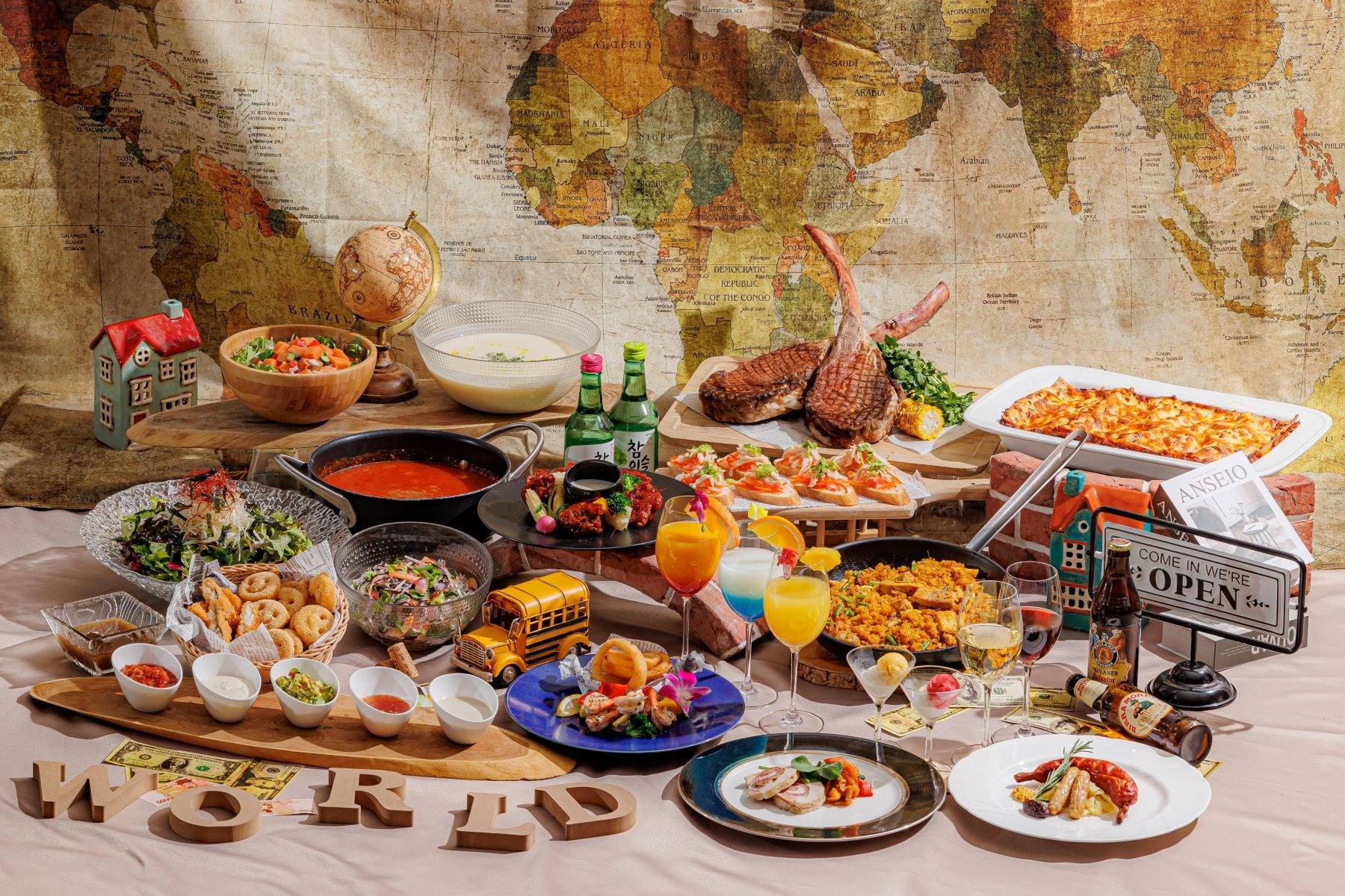 『10ヵ国WORLD buffet ビアガーデン』イメージ