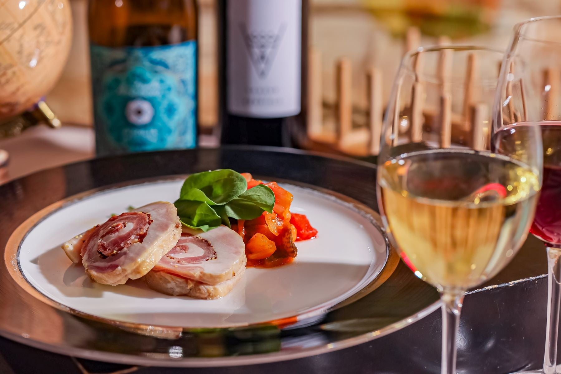 ＜プレート＞ポルケッタのグリルとカポナータ（イタリア）※オプション