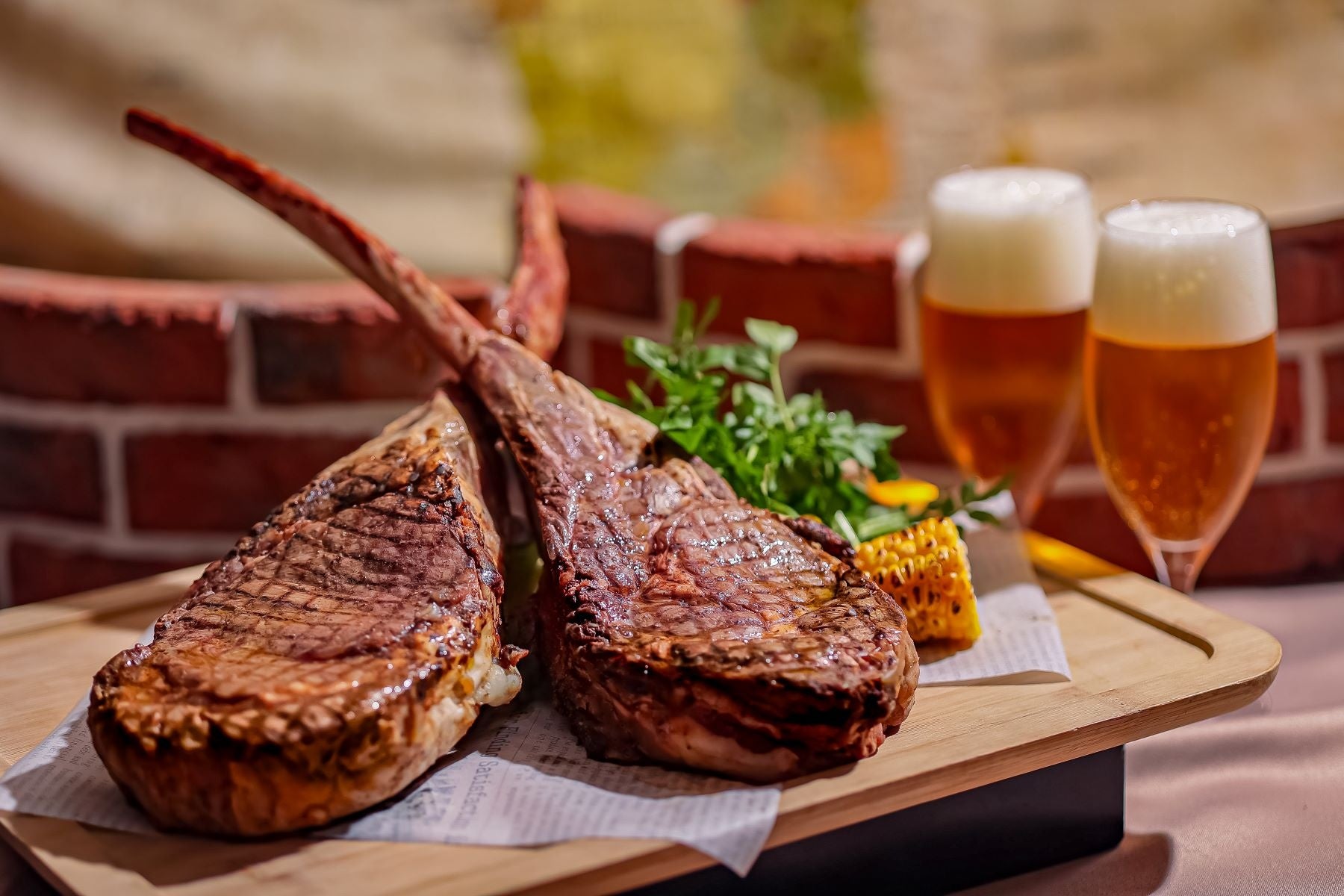 ＜スペシャルオプション＞牛トマホークステーキのグリル