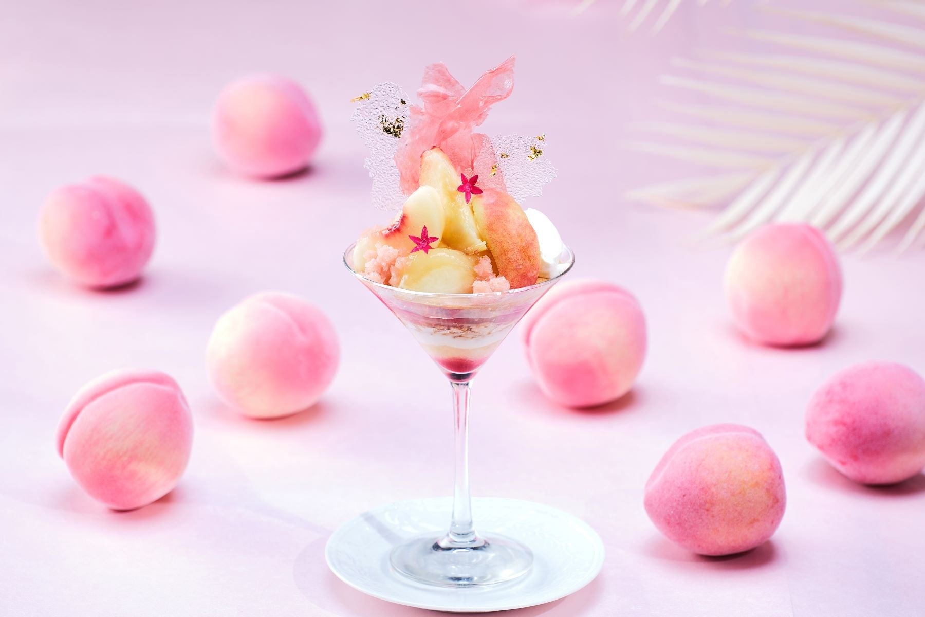 『じゅわっととろけるフレッシiュ桃パフェ』イメージ