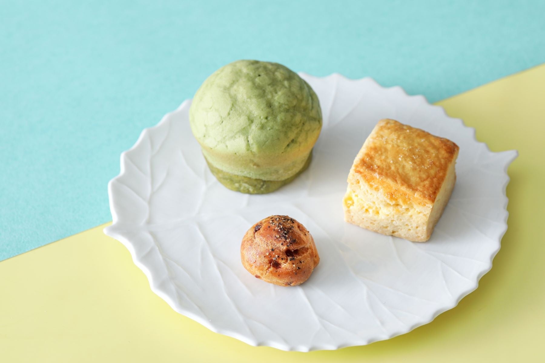 ▲スコーン／グジェール／宇治抹茶のメロンパン　イメージ