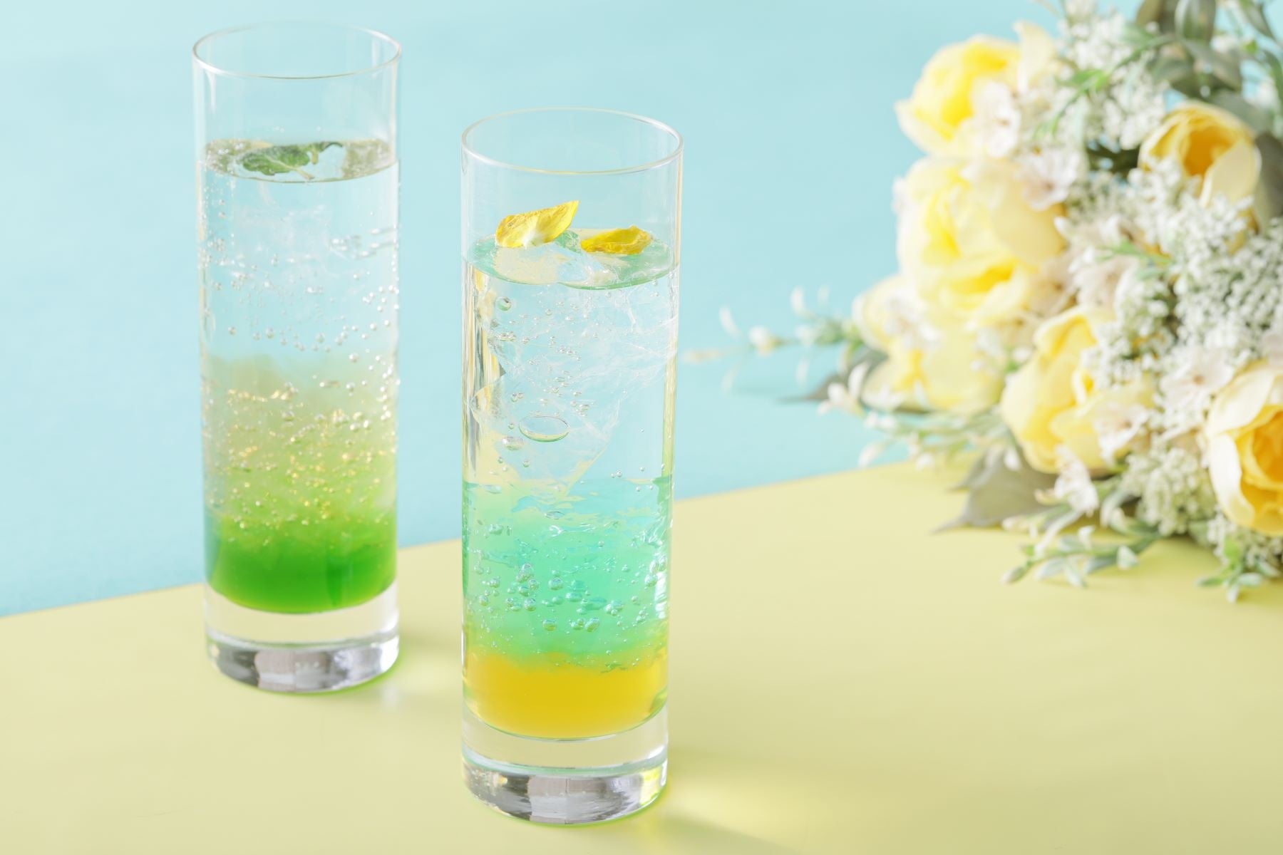 ▲オリジナルノンアルコールカクテル2種　イメージ