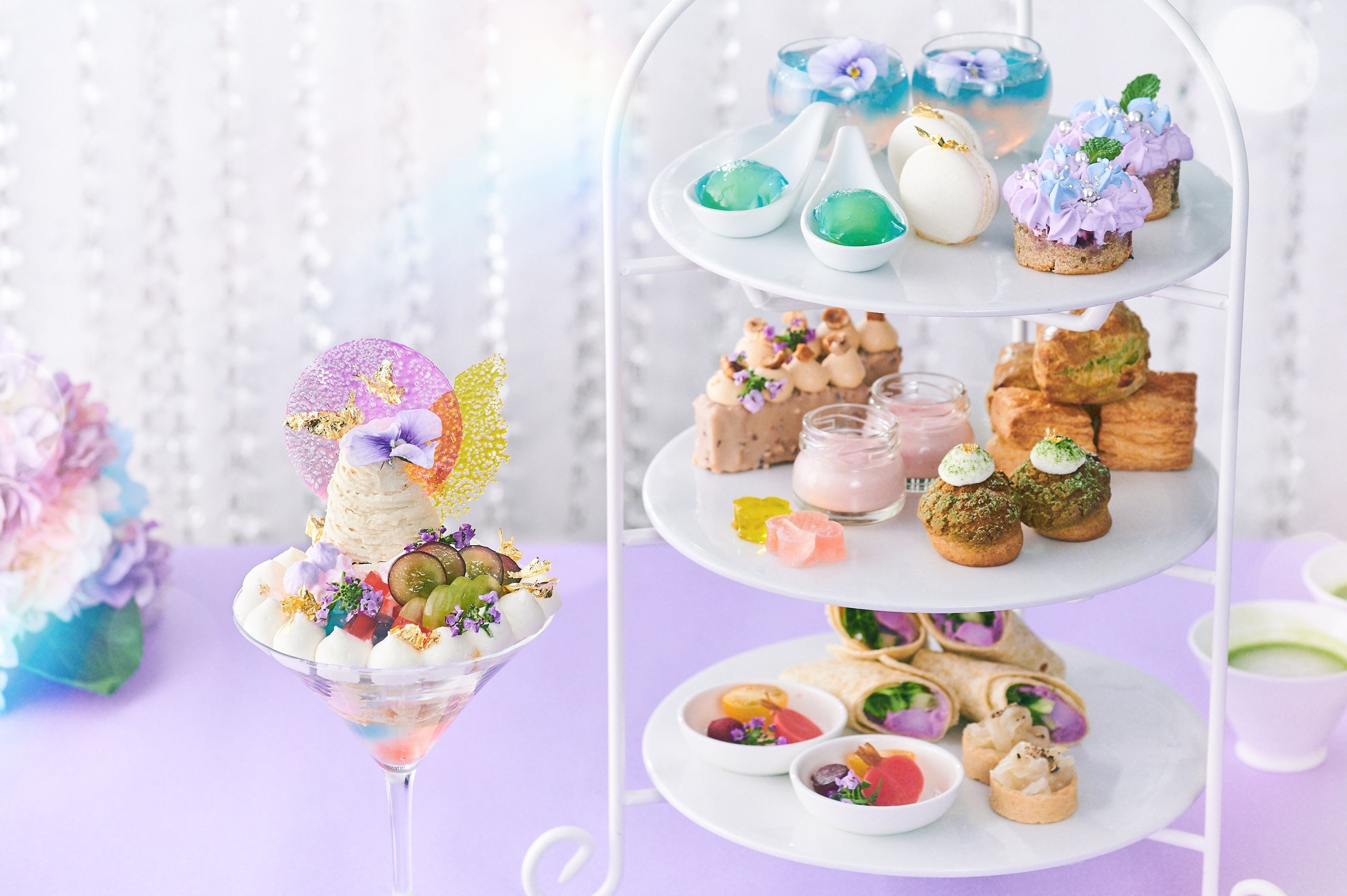 パフェ付アフタヌーンティーイメージ