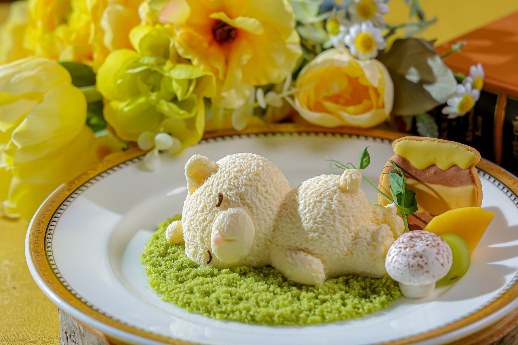 オプション：レモンヨーグルトのくまさんムース（＋1,500円）