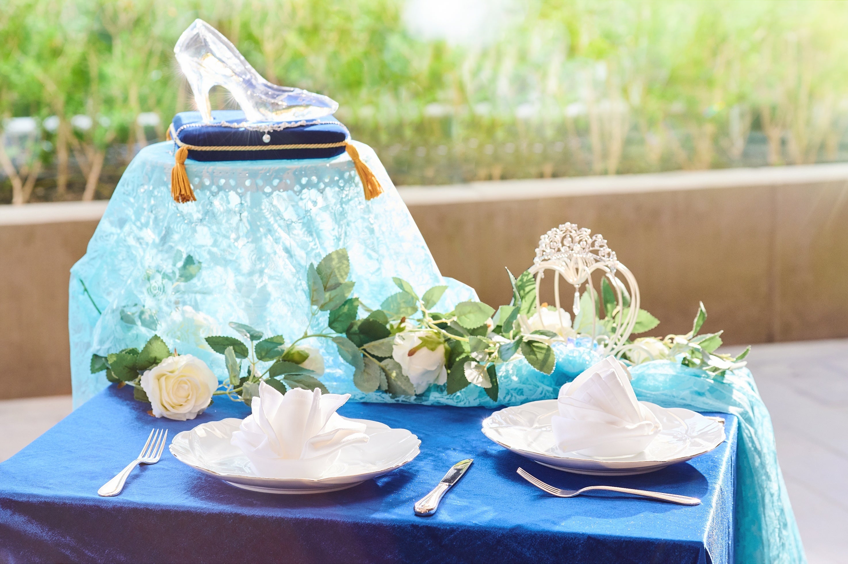 選べるカラーのテーブルコーディ 　ネート（ブルー）イメージ