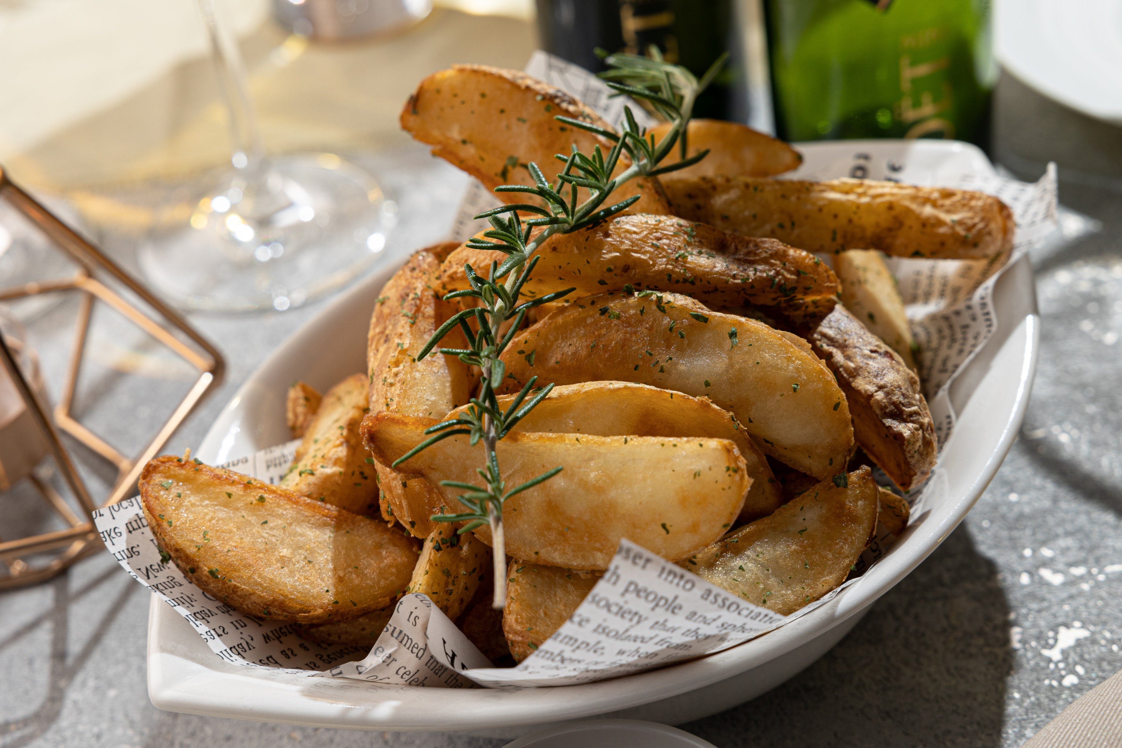 ナチュラルカットポテトのフライ（オプション）