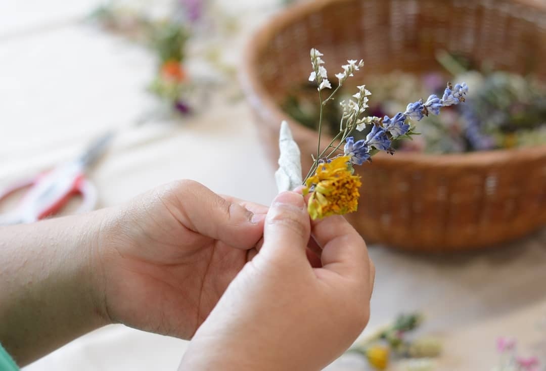 ドライフラワーワークショップイメージ