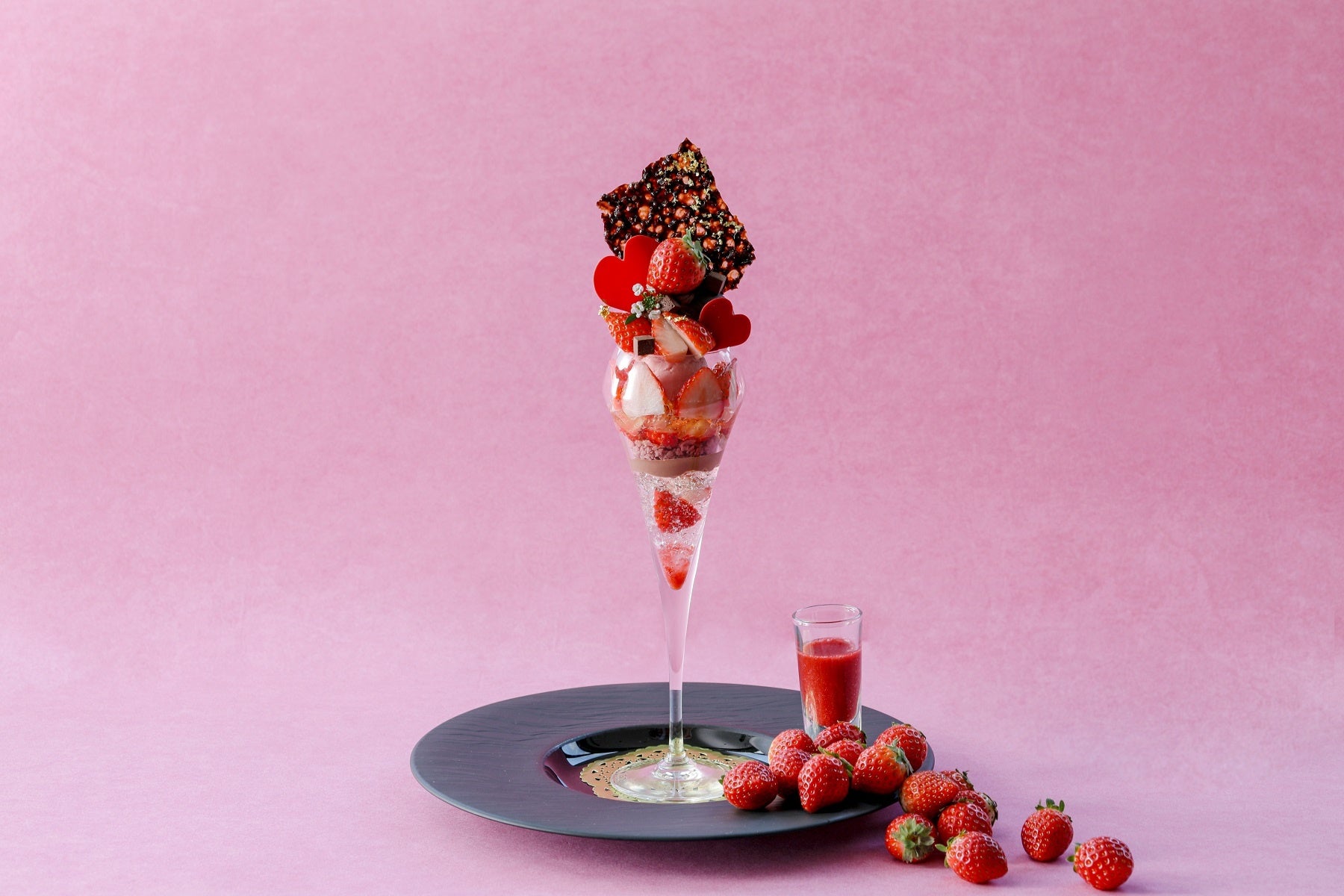 大人のご褒美パフェに＋990円でデザートを変更可能