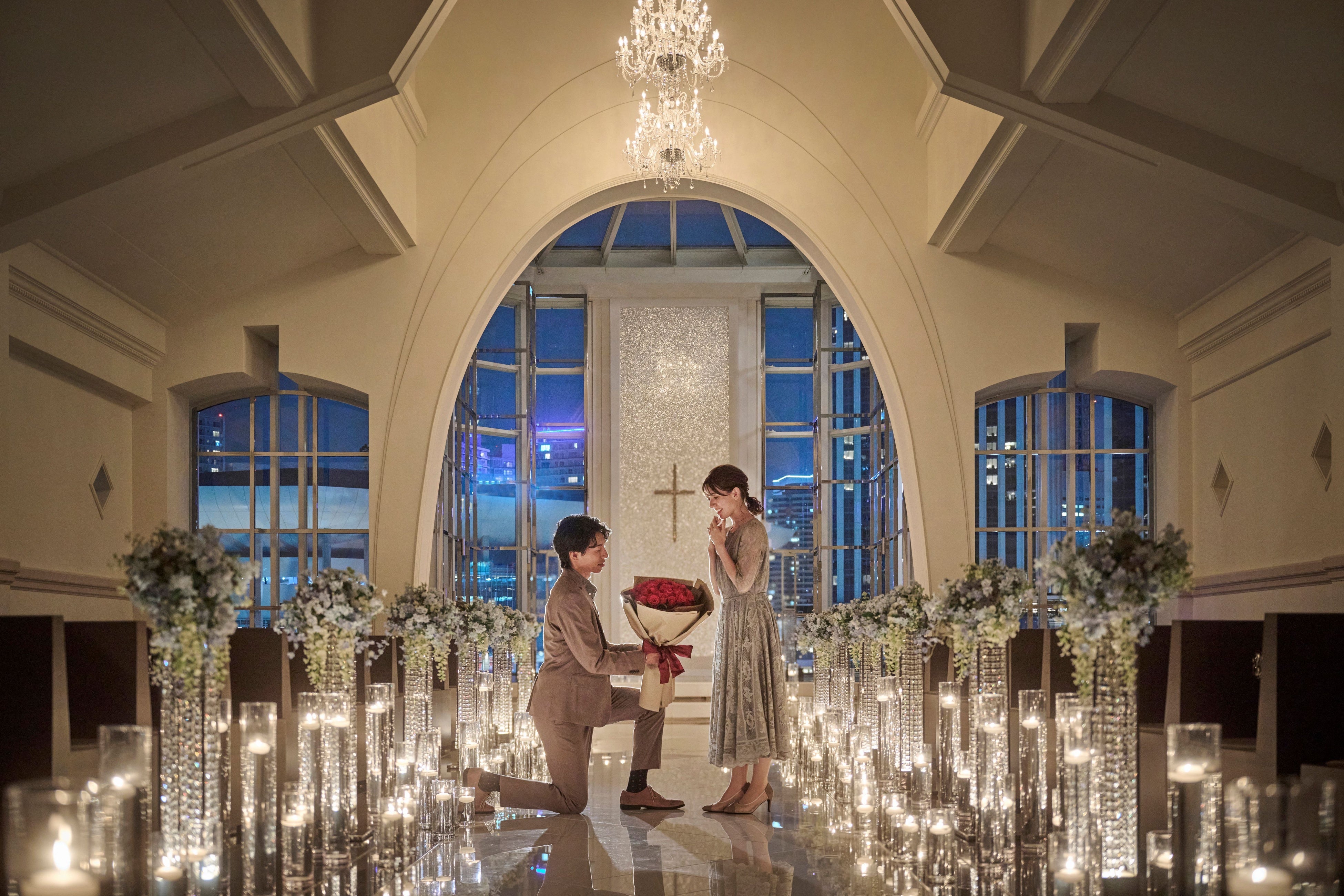 チャペルdeプロポーズプラン（100,000円）も人気