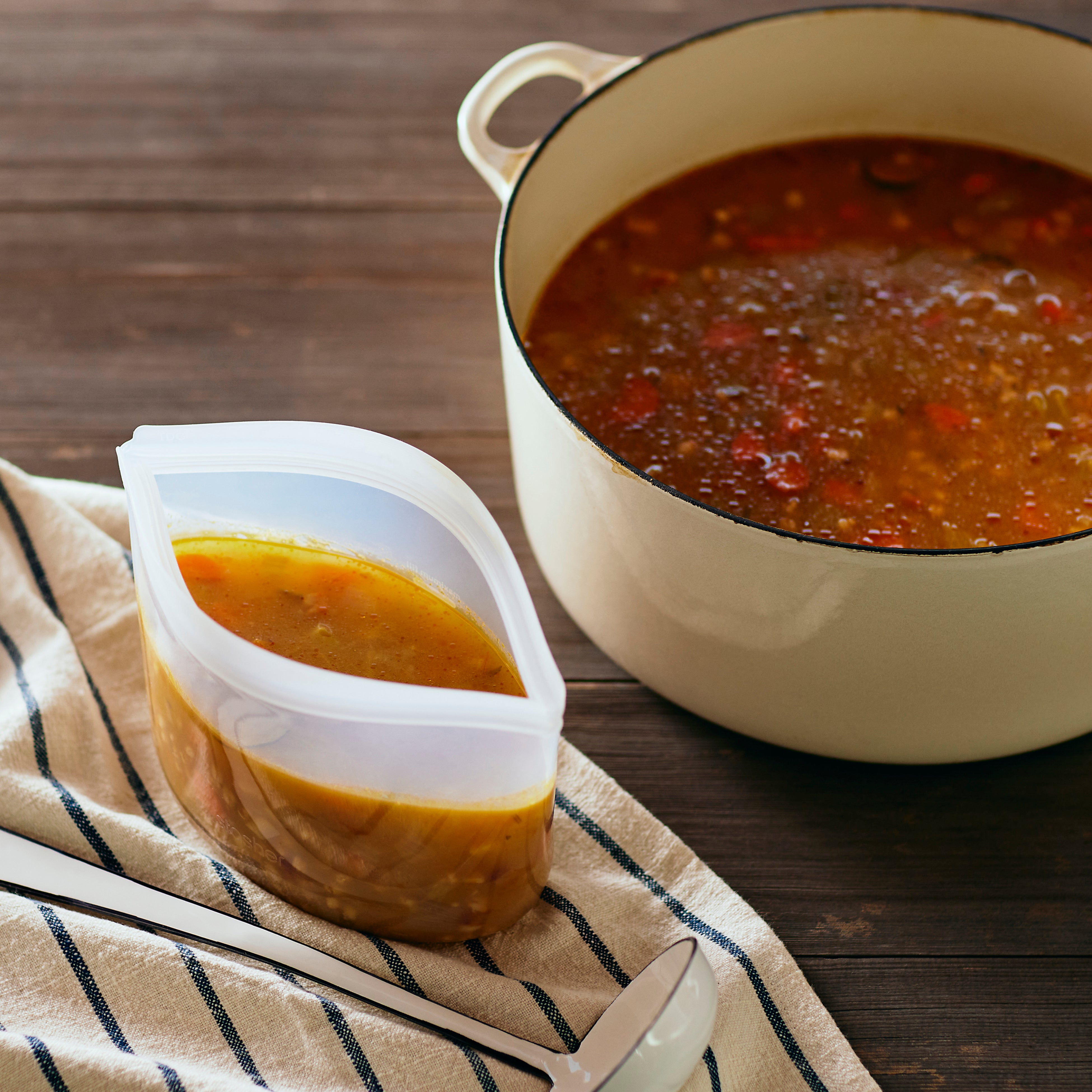 加熱後そのままテーブルへ