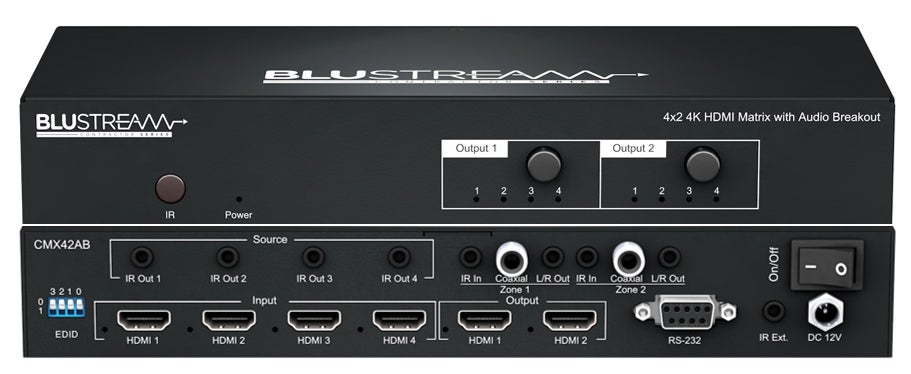Blustream社製 4x2 4K HDMIマトリックススイッチャー 2023年10月6日 Blustream社製 4x2 4K HDMIマトリックススイッチャー 2023年10月6日