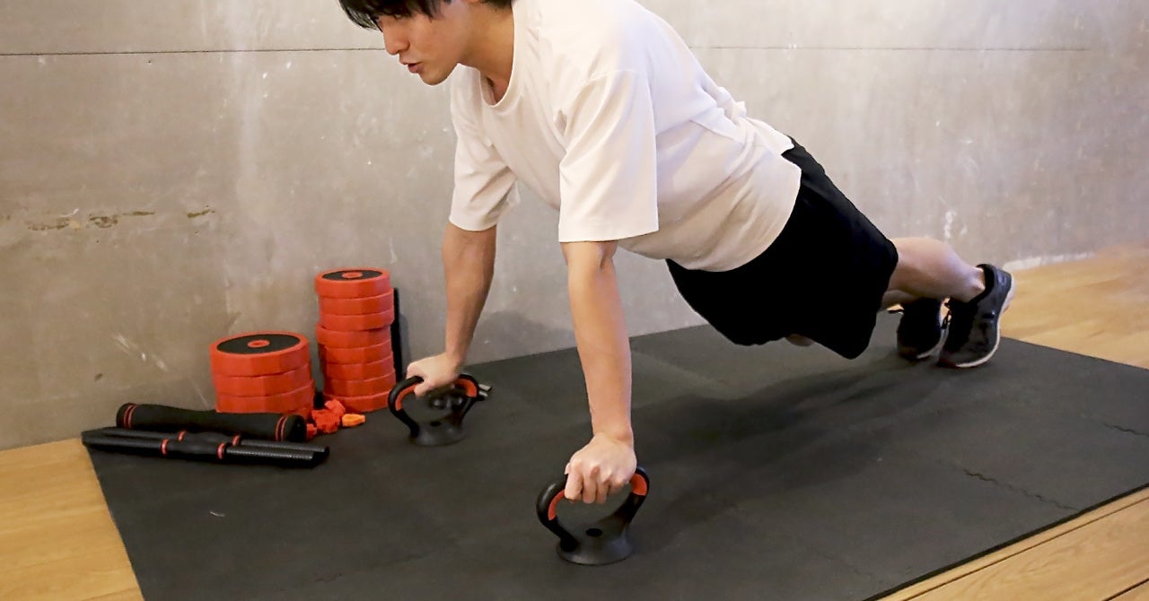 プッシュアップバー使用シーン #ダーベル